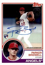Parker Bridwell 2018 Topps 1983 Style On Card Auto #83A-PBR