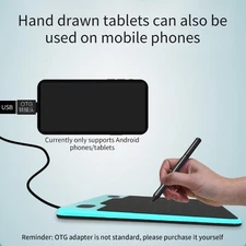Thin Wireless Graphics Drawing Tablets with BatteryFree Styluses for Win