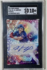 2024 Topps Update Wyatt Langford Rookie Mystical Autograph/25 SGC 10, Auto 10