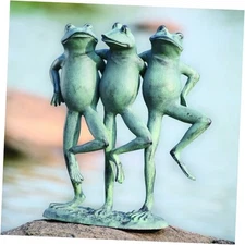 SPI Home 33430 Dancing Frog Trio Sculpture 