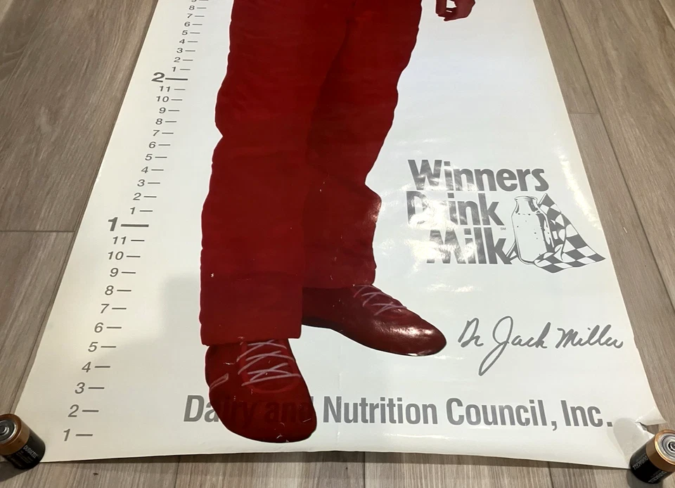 Got Milk? Racing Poster 72x26 Height Chart Driver Promo Drink 3 or More a Day! - Image 2 of 4
