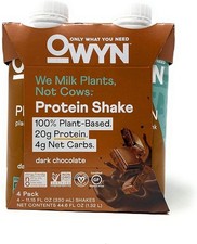 OWYN Dark Chocolate Plant Based Protein Shake