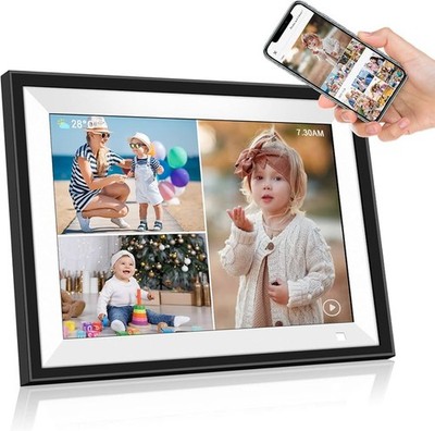 Digitaler Bilderrahmen - 10,1 Zoll Uhale Display Touch, 1280x800 32GB, Schwarz