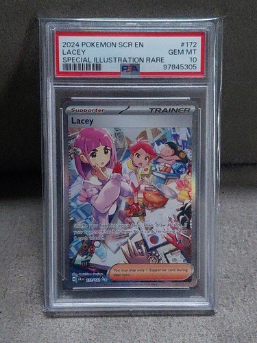 Lacey 172/142 Sv07: Stellar Crown Holo SIR PSA 10 GEM MINT