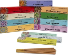 raajsee Incense Sticks Assorted Pack (180 gm), 100% Pure Organic Natural... 