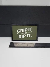Golf Saying "Grip it and Rip it" Meme Funny Morale Patch Custom Tactical 2x3