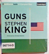 NEW *Sealed* AUDIO BOOK on CDs GUNS Stephen K...