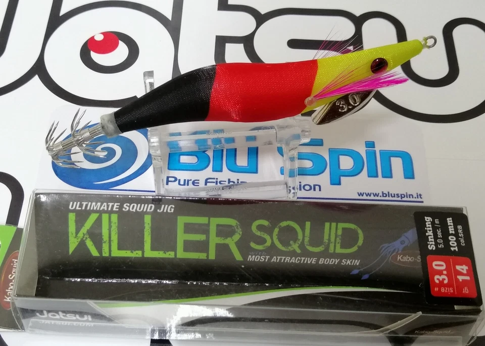 JATSUI KABO SQUID TOTANARA/SEPPIARA JATSUI KABO KILLER SQUID ULTIMATE SQUID JIG EGI 3.0 COL: FSP