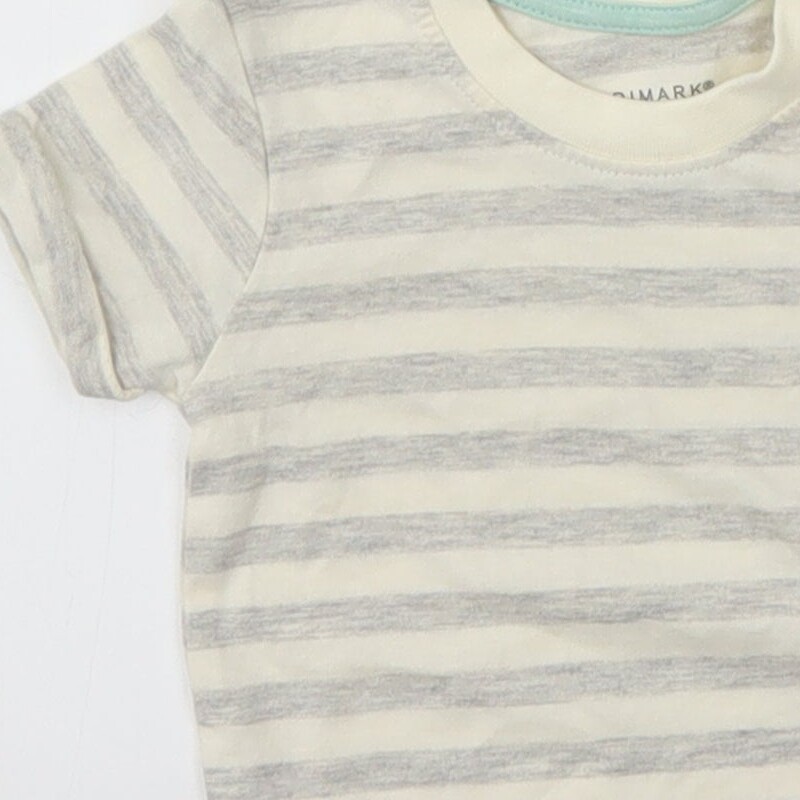 Primark Baby Cotton Blend T-Shirt Size 3-6 Months Round Ne image 8