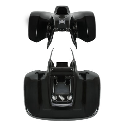 FOR 1993 - 2005 HONDA TRX90 BLACK ABS PLASTIC FRONT & REAR FENDERS