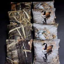 CORNHOLE BEAN BAGS REALTREE ADVANTAGE MAX 4 Camo 8 ACA Regulation Hunting DUCKS