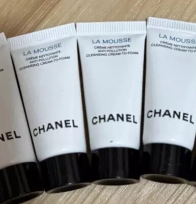 3X Chanel La Mousse Anti Pollution Cleansing Cream To Foam 5ml/ 0.17oz = 15ml