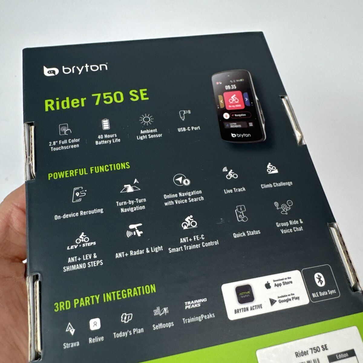 Bryton Rider 750 SE Bluetooth 2.8 Bryton Rider 750 SE Bluetooth 2.8