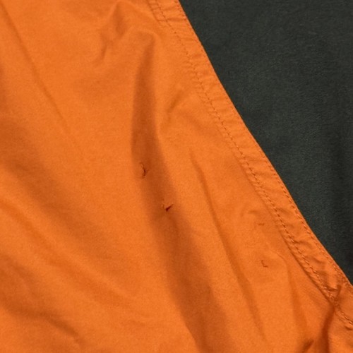 FootJoy Men's 1/2 Zip Snap Button Windbreaker Golf Jacket Long Sleeve Orange 2XL - Picture 2 of 12