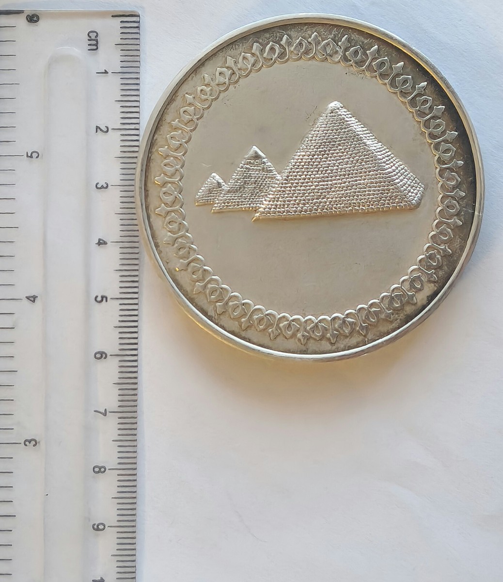 希少 THE GREAT PYRAMIDS OF GIZA 記念メダルセット 2025 Pyramids of Giza 3 Coin Silver Set