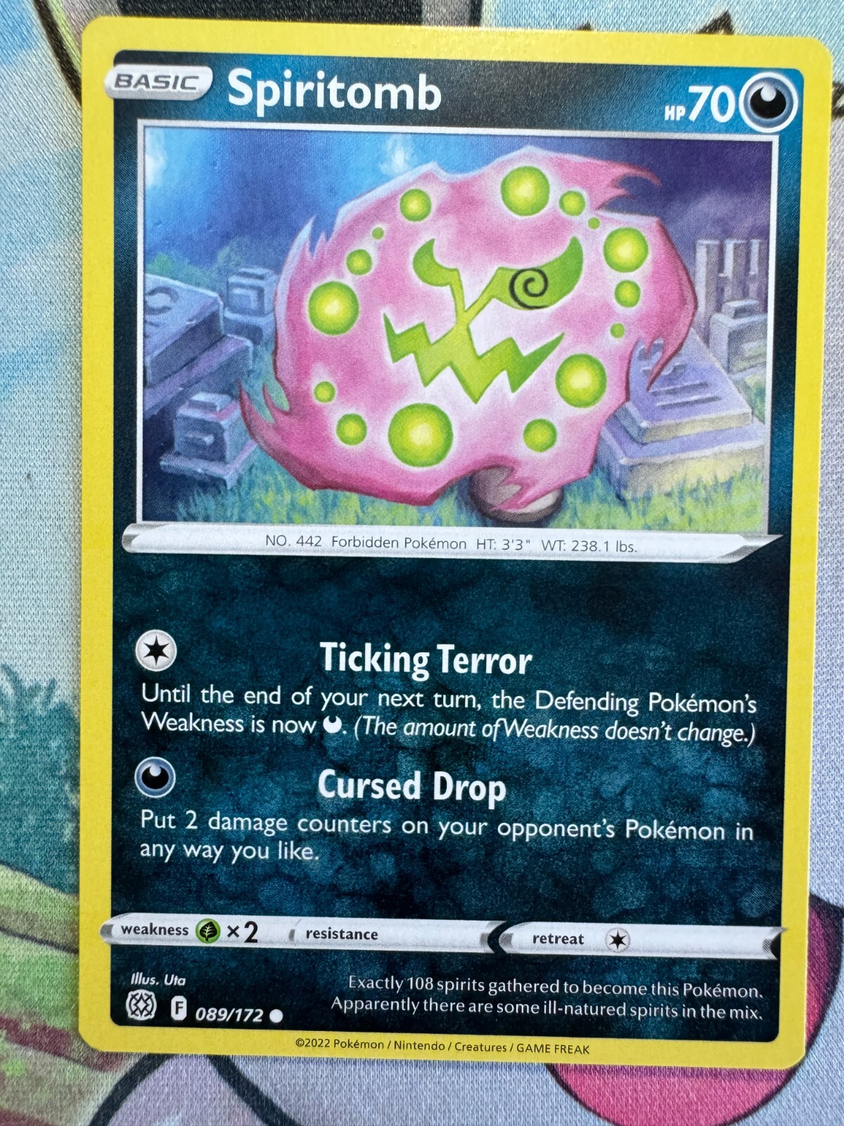 Spiritomb Non Holo English Pokemon TCG BKJ490