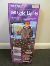 Professional Series Plus 150 Grid Lights, Multicolor, 4' x 6', Green Wire