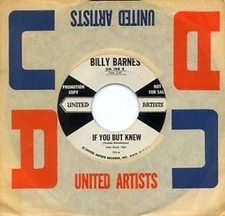 BILLY BARNES - IF U BUT KNEW - UNITED ARTISTS - WLP 45
