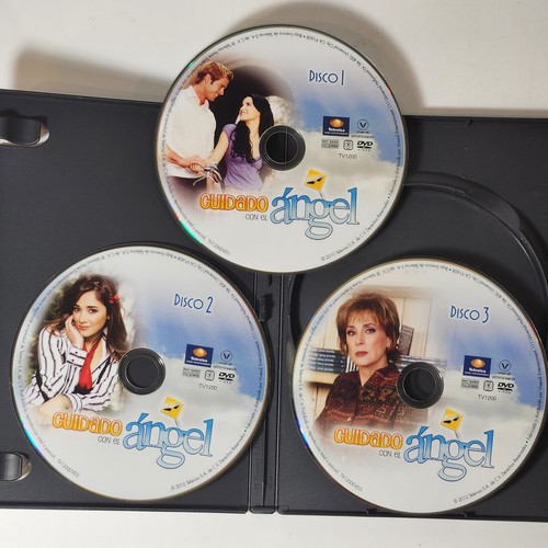 Cuidado Con El Angel 2009 Maite Perroni William Levy 3 Disc Set DVD 12 Hours - Imagen 11 de 12