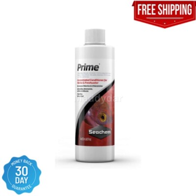 SEACHEM PRIME DECHLORINATOR AMMONIA NITRATE REMOVER AQUARIUM WATER FISH TANK