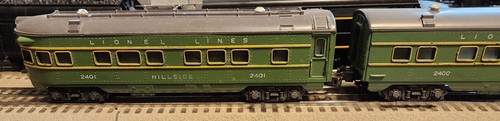 CLASSIC Lionel 2400, 2401 PULLMANS AND 2402 OBS. PASSENGER CARS IN GOOD COND. - Picture 8 of 11