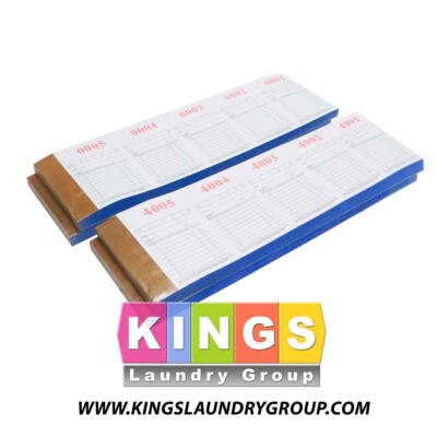 4PK Laundromat Drop-Off Receipt Book, Tickets For Dexter Washer or Dryer