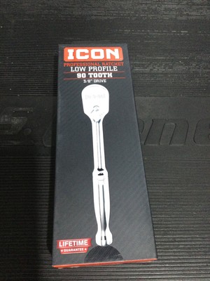 ICON PROFESSIONAL RATCHET LOW PROFILE 90 TOOTH 3/8'' DRIVE 56194 NEW | eBay