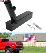Hitch Flag Pole Holder,Universal Flagpole Truck Flag Pole Mount with Anti-Wobble