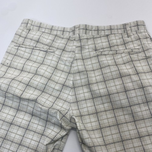 VOLCOM CORPO CLASS mens Striped chino shorts White Striped size 38 Pre Owned - Picture 18 of 22
