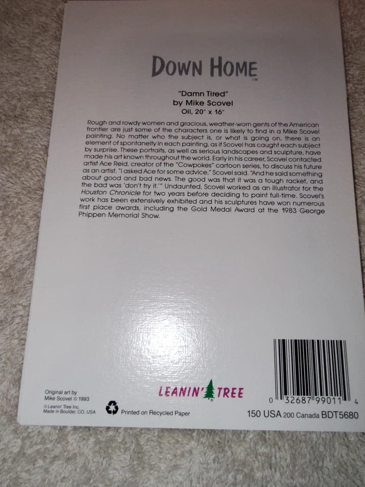 Cowboy Horse Horses Owens/Scoville Birthday Leanin Tree Greeting Card - Image 4 of 4