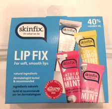 Skinfix Lip Fix Balm Set of 4  Smoochable Lip Repair Balm Set, PERFECT GIFT! GR8