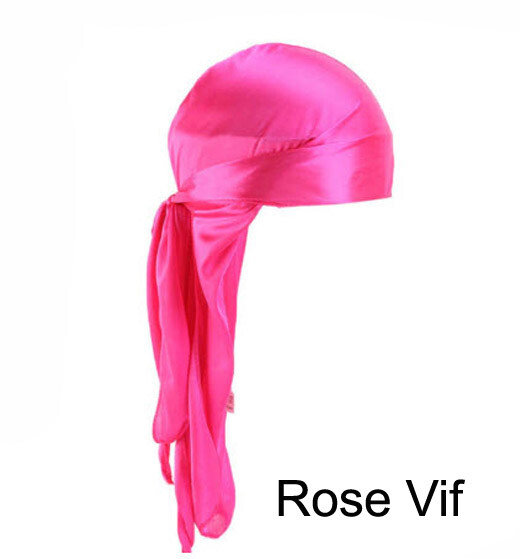 Durag (bandeau Turban) En Satin Unisexe - Taille Unique, Plusieurs Couleurs, Neuf Avec étiquettes
