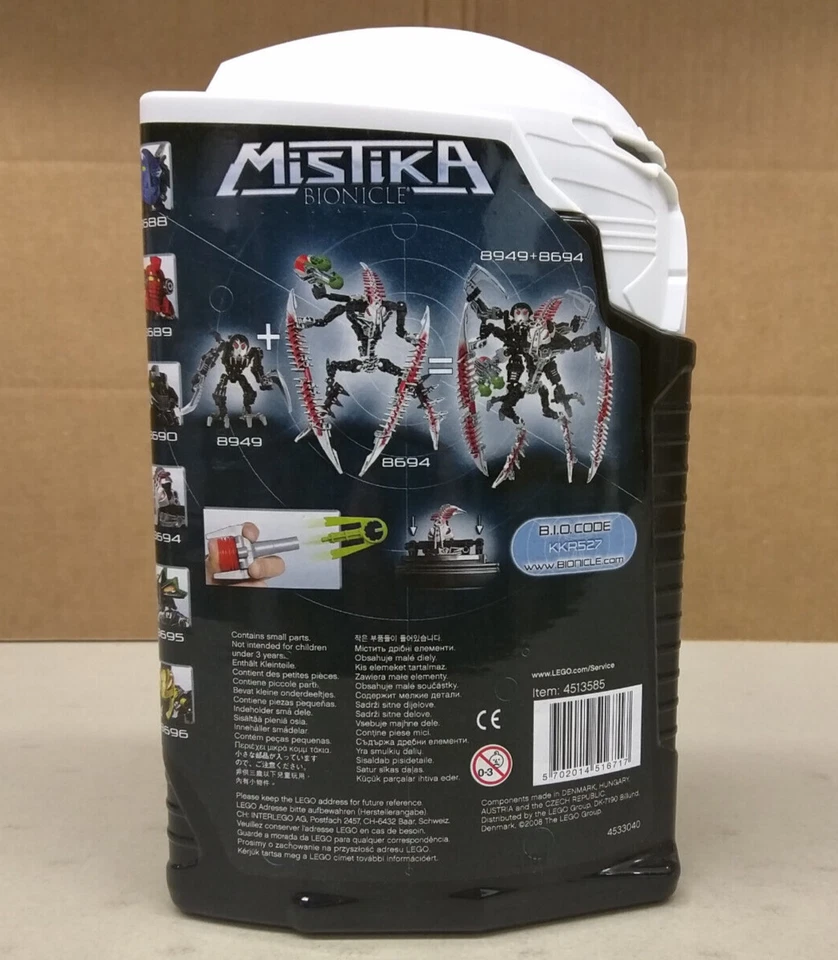 LEGO Bionicle 8694 Krika NEW! White Mistika Fangs Ghost Blaster - Image 4 of 4