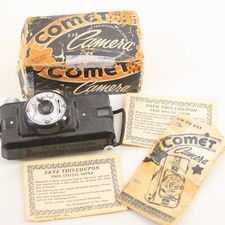 Zenith Comet 127 Roll Film Viewfinder Camera 1947 w/ Box and Manual Working
