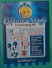 WALT DISNEY WORLD PARK MICKEY MINNIE BABY SCRAPBOOKING KIT NEW IN PACKAGE