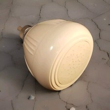 Alsons White Three 3 Positions Brass Fitting Shower Head 2.5 GPM Feels Awesome