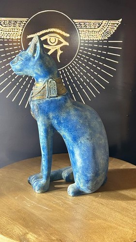 RARO ANTIGUO EGIPCIO ANTIGÜEDADES Antiguo Gato Estatua De La Diosa Egipcia Bastet Bc - Imagen 7 de 8