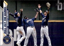 2020 Topps #611 Roll Out The Barrel Milwaukee Brewers