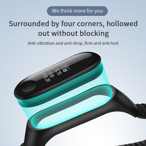 Nylon Loop Strap Wristband Smart Watch Replaceable for Xiaomi Mi band 7/6/5/4 e - Picture 5 of 19