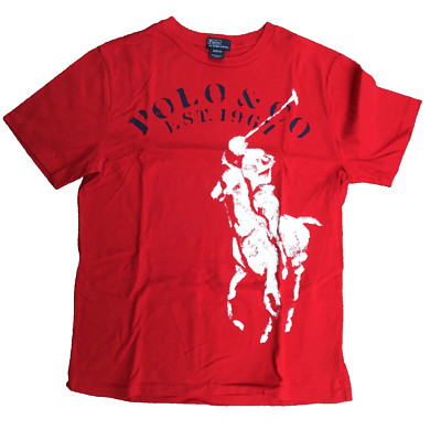 Polo Ralph Lauren Shirt Crew Neck Sz XL (18-20) Youth Short Sleeve