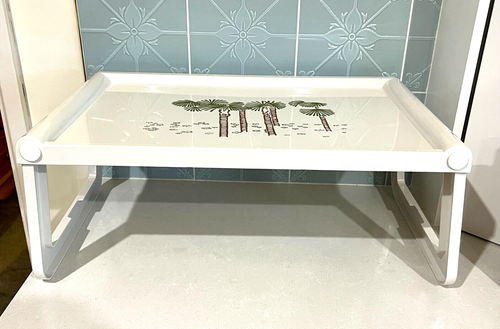 Vintage Guzzini Melamine TV Bed Tray - Palm Tree By Duedi Italy 1970’s RARE - Picture 2 of 9