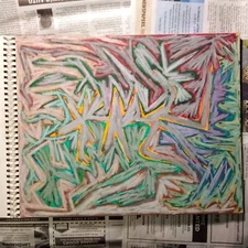 Drawing 11X14" Oil Pastel on Paper