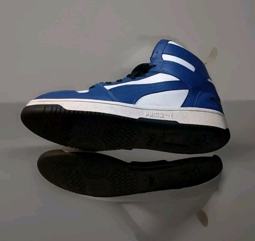PUMA Rebound Lay-up (389786-01) Uomo BB Sneaker Elektro Blu e Bianco Taglia 12. - Foto 17 di 18