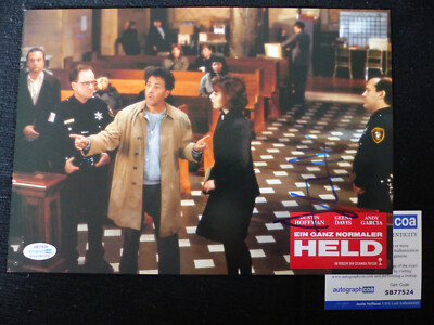DUSTIN HOFFMAN signed Autogramm EIN GANZ NORMALER HELD Kinoaushangfoto InPerson