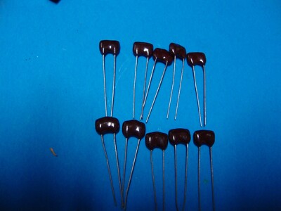 250pF Silver Dipped Mica 500V 5%  (quantity of 10)