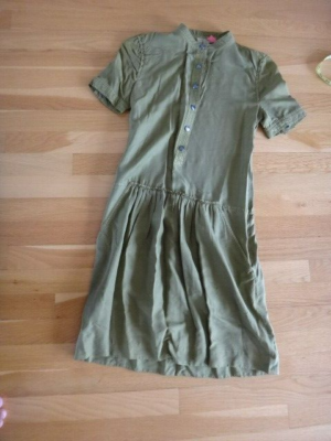 BURBERRY Dress - 100% Silk - Green - Size 2 | eBay