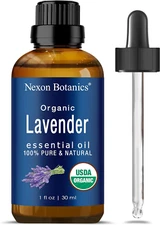 Organic Lavender Essential Oil 30 Ml - Pure Natural Oils for Diffuser, Aromather
