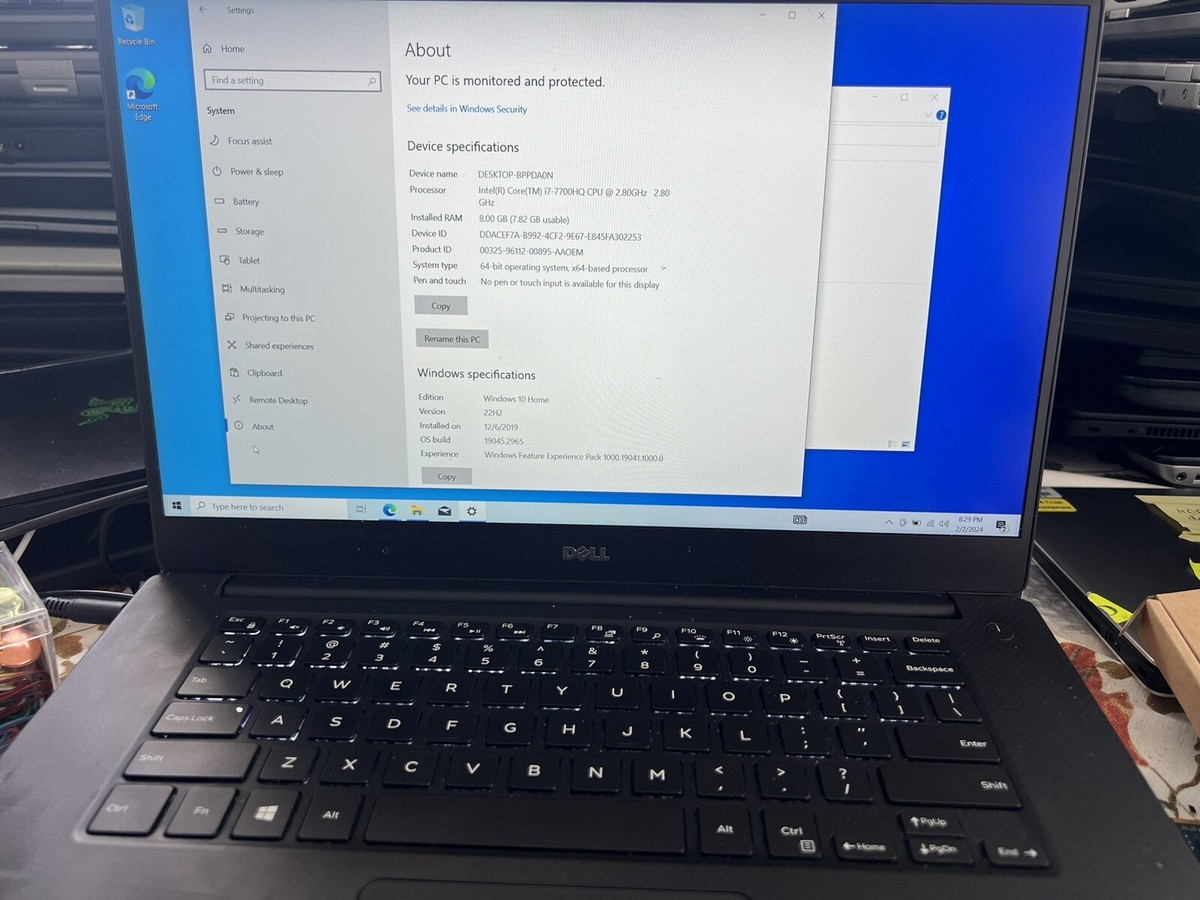 Dell XPS 15 9550 (15.6-in) Laptop P56F i7-770HQ/256 SSD/2.8GHz