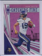 ADAM THIELEN 2019 Phoenix Catching Fire Pink #21 51/199 Vikings