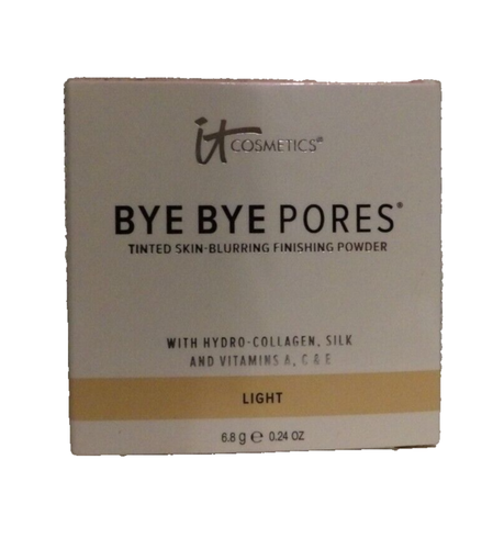 it Cosmetics BYE BYE PORES Finishing Powder LIGHT 0.24 oz., New in Box FREE SHIP